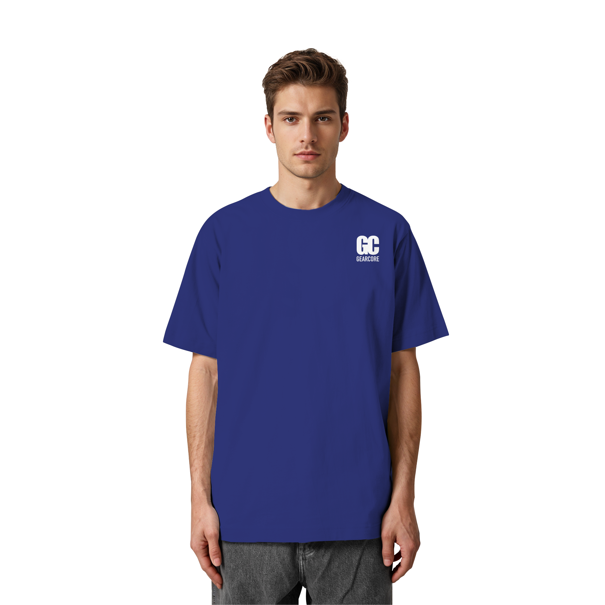 Basic Shirt White Label Worker Blue