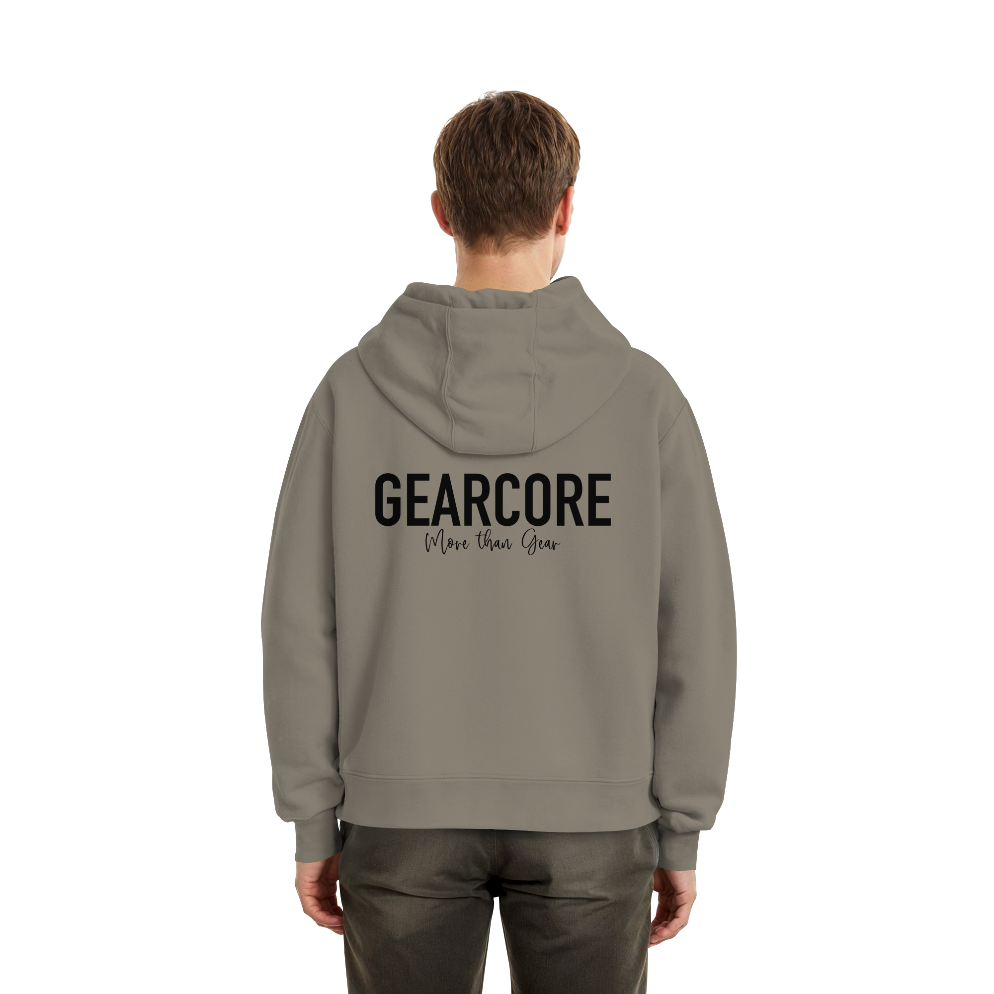 Basic Hoodie Black Label Pale Olive