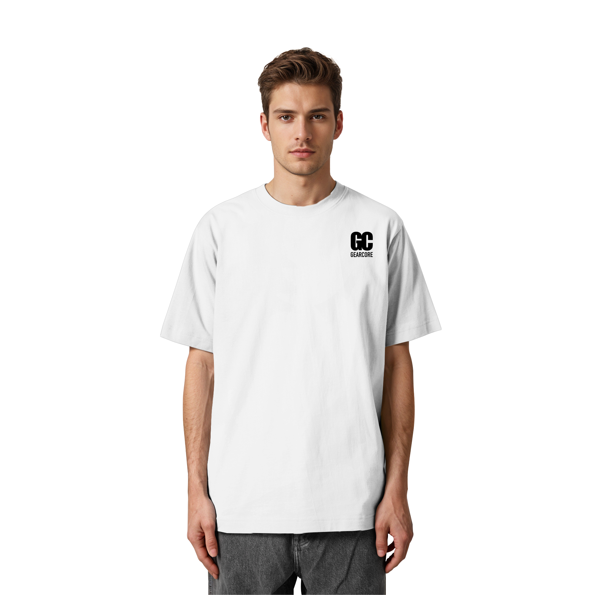 Basic Shirt Black Label White